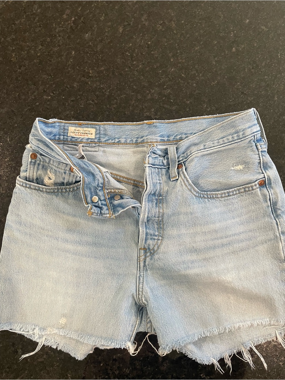 Levi's 501 Original Fit Women’s High-Rise Denim Shorts